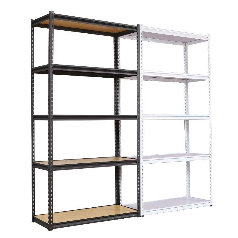 Oem Black 5 Tier Z Beam Stackable Boltless Warehouse Racks and Shelves Garage Racking