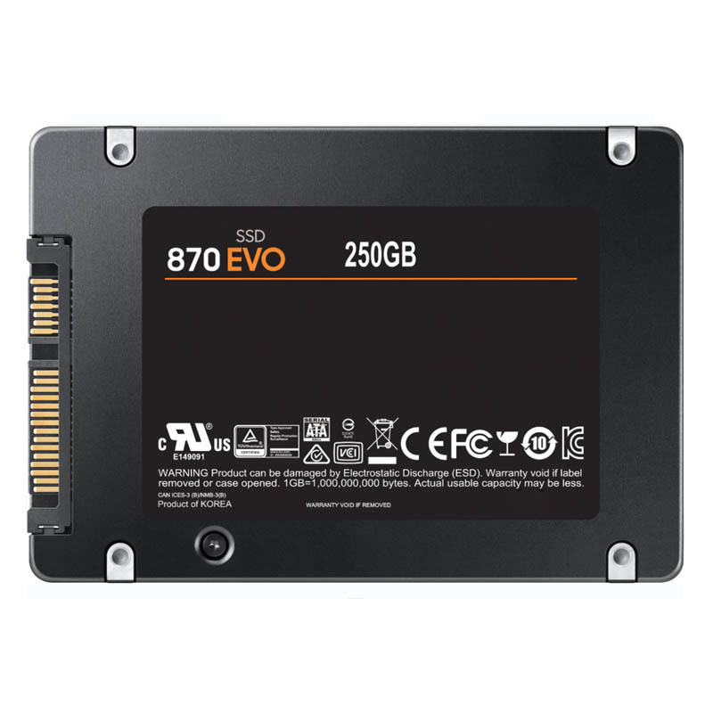 Wholesale SSD 870 EVO 2.5 inch hard disk drives SATA 3 ssd 250gb 500gb 1tb 2tb 4tb SATA3 SSD internal hard drive for pc drives