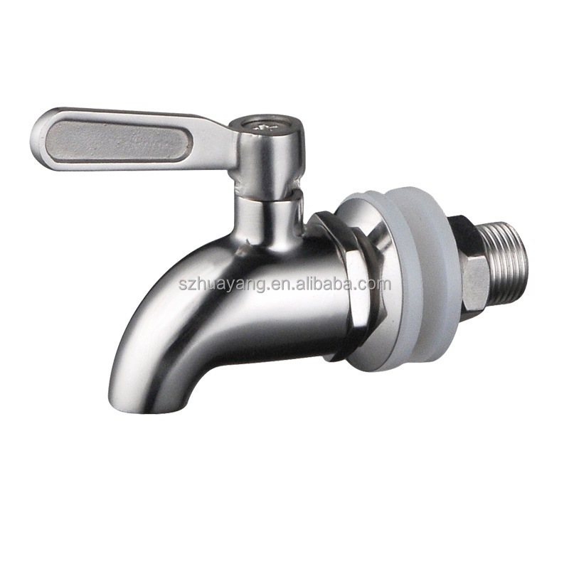 Stainless Steel 304 Polished Finish Beverage Dispenser Replacement beer Faucet