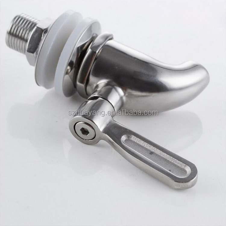 Stainless Steel 304 Polished Finish Beverage Dispenser Replacement beer Faucet