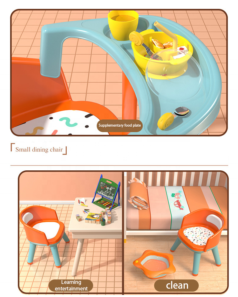 Wholesale Folding Baby Feeding Chair Modern Baby Dining Chair Multifunctional Eating Chair For Kids