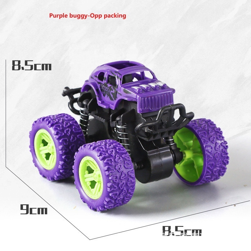 Kids Four-wheel Drive 360 Rotating Flip Inertia  Inertia Suv Friction Power off Road Vehicles Cars Toys