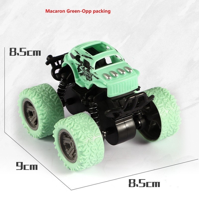 Kids Four-wheel Drive 360 Rotating Flip Inertia  Inertia Suv Friction Power off Road Vehicles Cars Toys