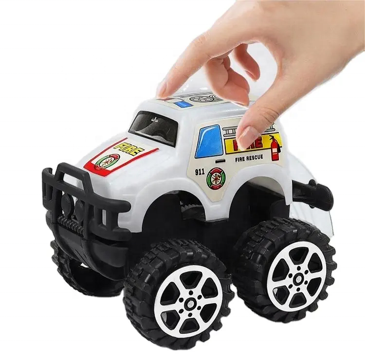 Hot Sale Children's Simulation Crash Resistant Off-road Vehicle Inertia Car Boy Toy Big Wheel 4WD Vehicle