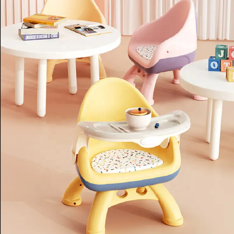 Wholesale Folding Baby Feeding Chair Modern Baby Dining Chair Multifunctional Eating Chair For Kids