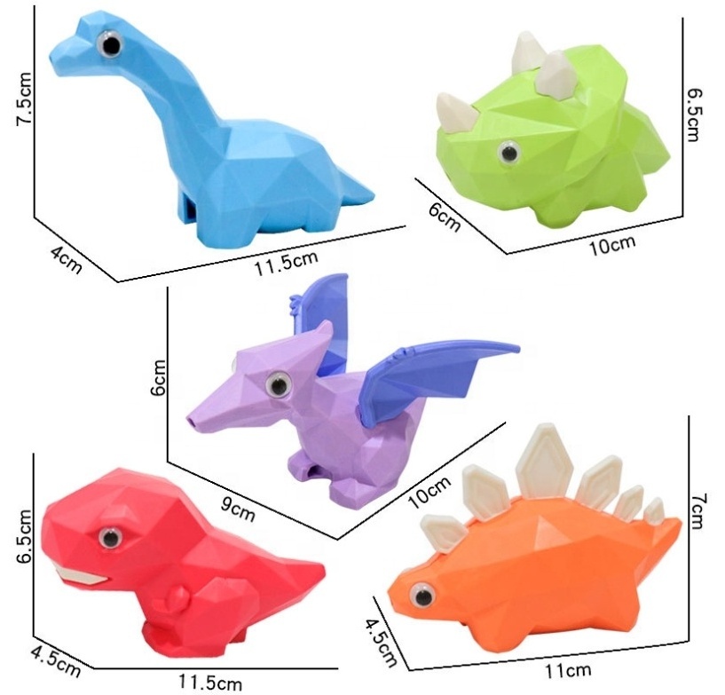 Wholesale New beach kids water play toy cartoon mini dinosaur water gun Multiple styles outdoor toys water gun