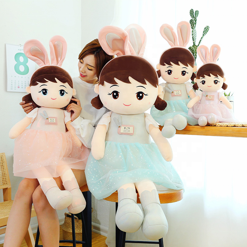 Wholesale creative plush toys cute doll girl birthday gift kawaii anime