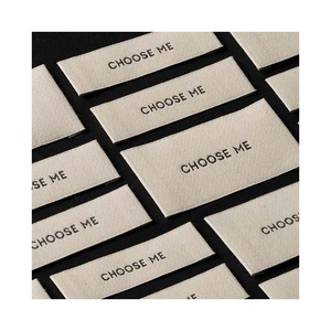 Custom Cotton Clothing Labels Brand Name Woven Garment Labels for Clothing