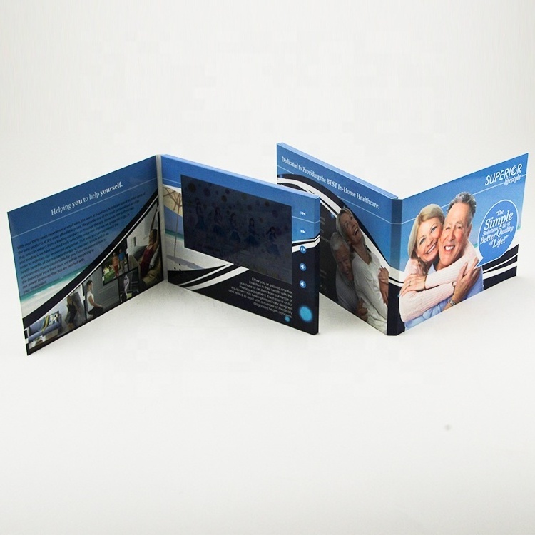 Hot Sale Video Flyer LCD Display Video Brochure for Advertising Promotion