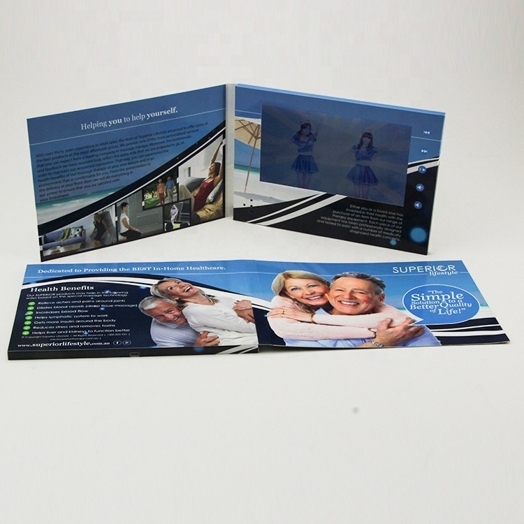 Hot Sale Video Flyer LCD Display Video Brochure for Advertising Promotion