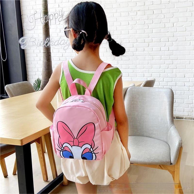 Custom Cartoon Backpacks Lovely Daisy Melody Duffy Doraemon Donald Mickey Doll Schoolbag Waterproof Nylon Shoulders Bag For Kids