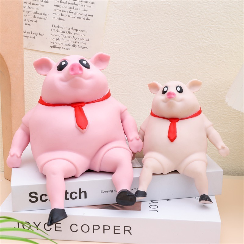 Office Anxiety Relief Stress Squishy Toys Cartoon Cute Pigs Slow Rebound Squeeze Toys Soft Decompression Squishes Toy For Kids