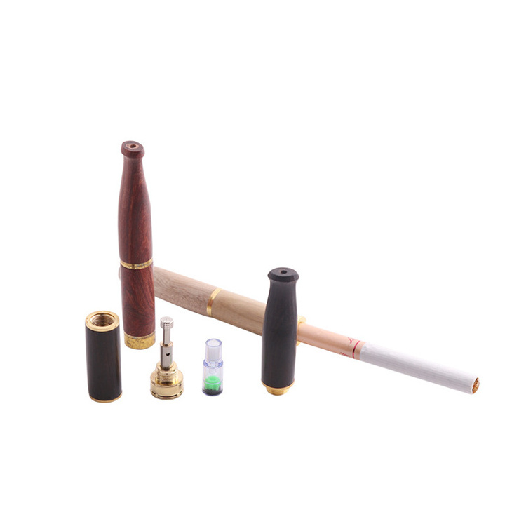 Smoking Accessories Portable Wooden Double Filtration Cigar Holder Mouthpiece Cigarette Holder