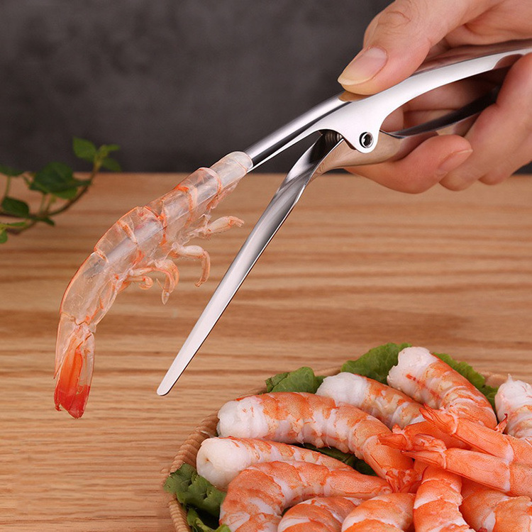 Stainless Steel Seafood Tools Peeler Tool Fish Skin Shrimp Peeler