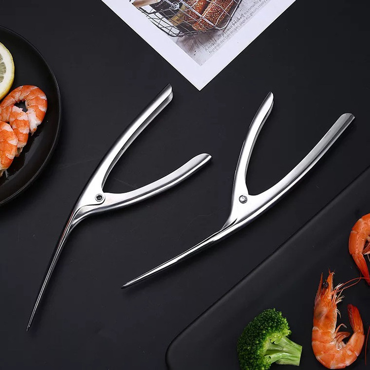 Stainless Steel Seafood Tools Peeler Tool Fish Skin Shrimp Peeler