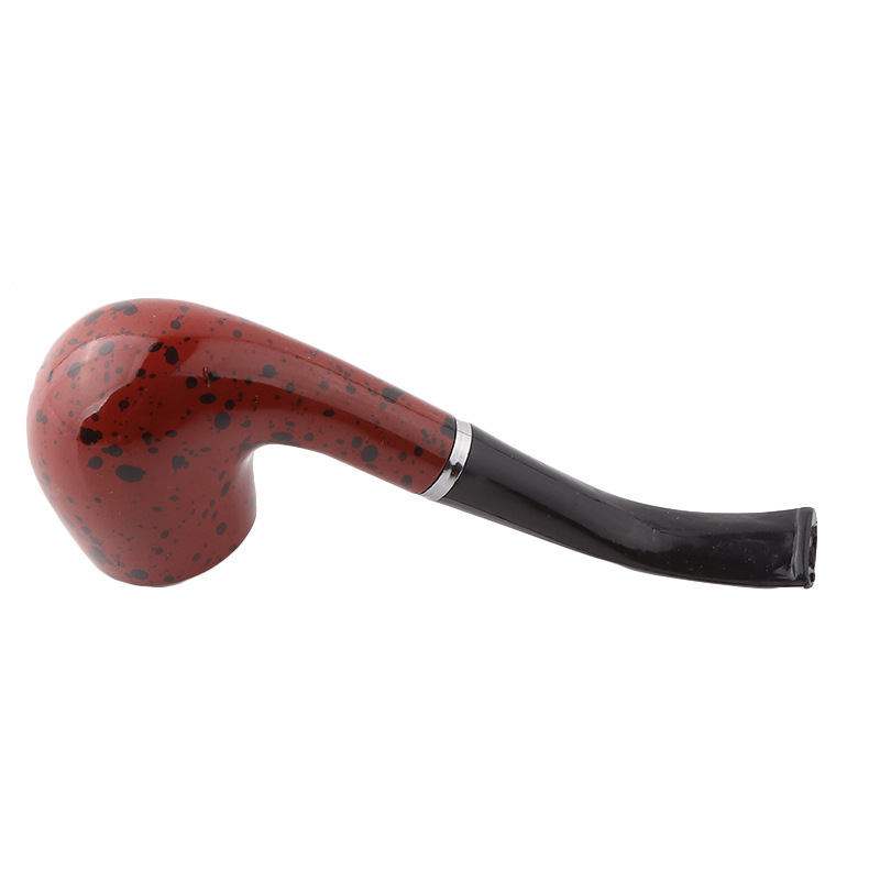 Traditional 2 In 1 Function Smooth Handmade Resin Smoking Cigarette Tobacco Pipe