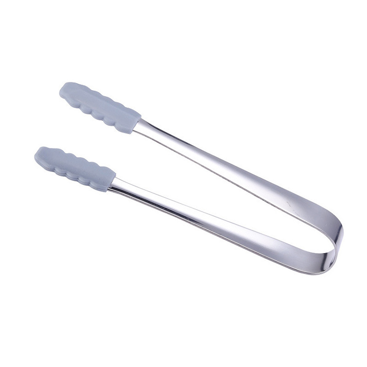 Kitchen Bar Tools Stainless Steel Lemon Slice Sugar Bread Tong Ice Clip Ice Cube Food Tongs