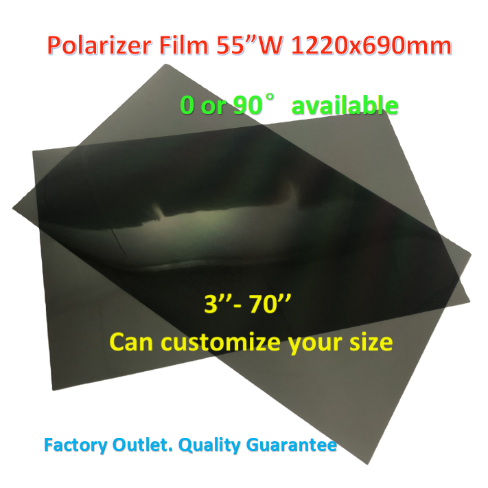 55 inch ips tv LCD polarizer film for repairing Samsung TCL LCD LED TV panel screen