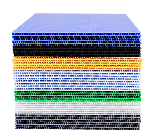 PP corrugated plastic floor protection sheet 4mm correx board