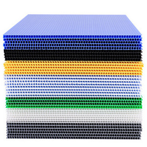 PP corrugated plastic floor protection sheet 4mm correx board