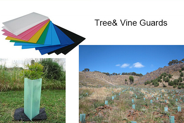 Professional Customized plastic spiral tree guard UV protection corflute tree guard