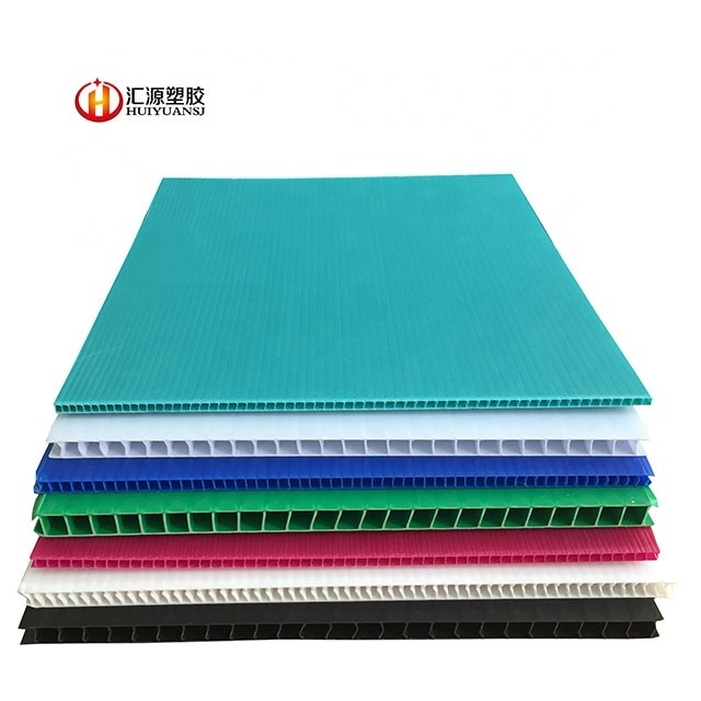 Wholesale costom 2mm 3mm 4mm 5mm 6mm 8mm Fire retardant pp plastic corrugated sheet