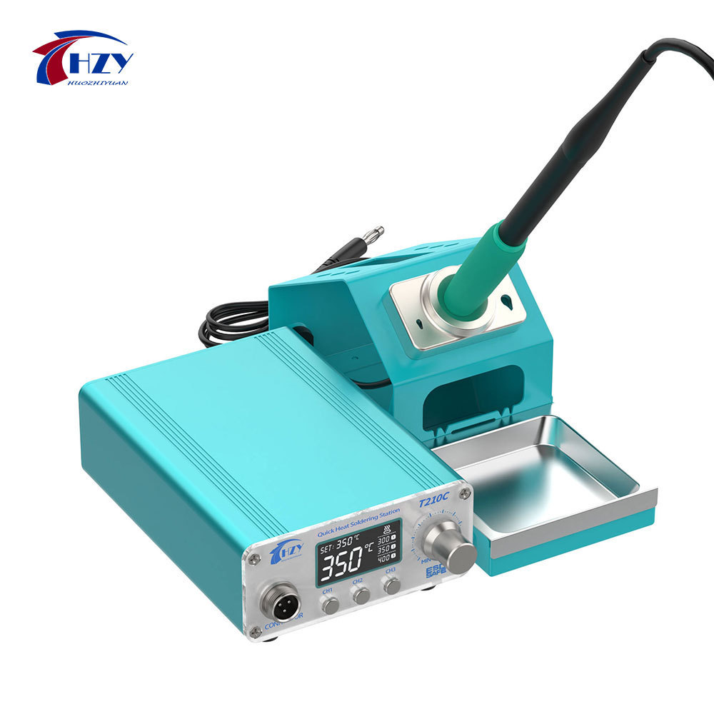 HZY-T210C Soldering Station LED Digital Adjustment Auto Sleep 1s-2s Quick Heating JBC 210 Micro Electronic Repair Welding Tools