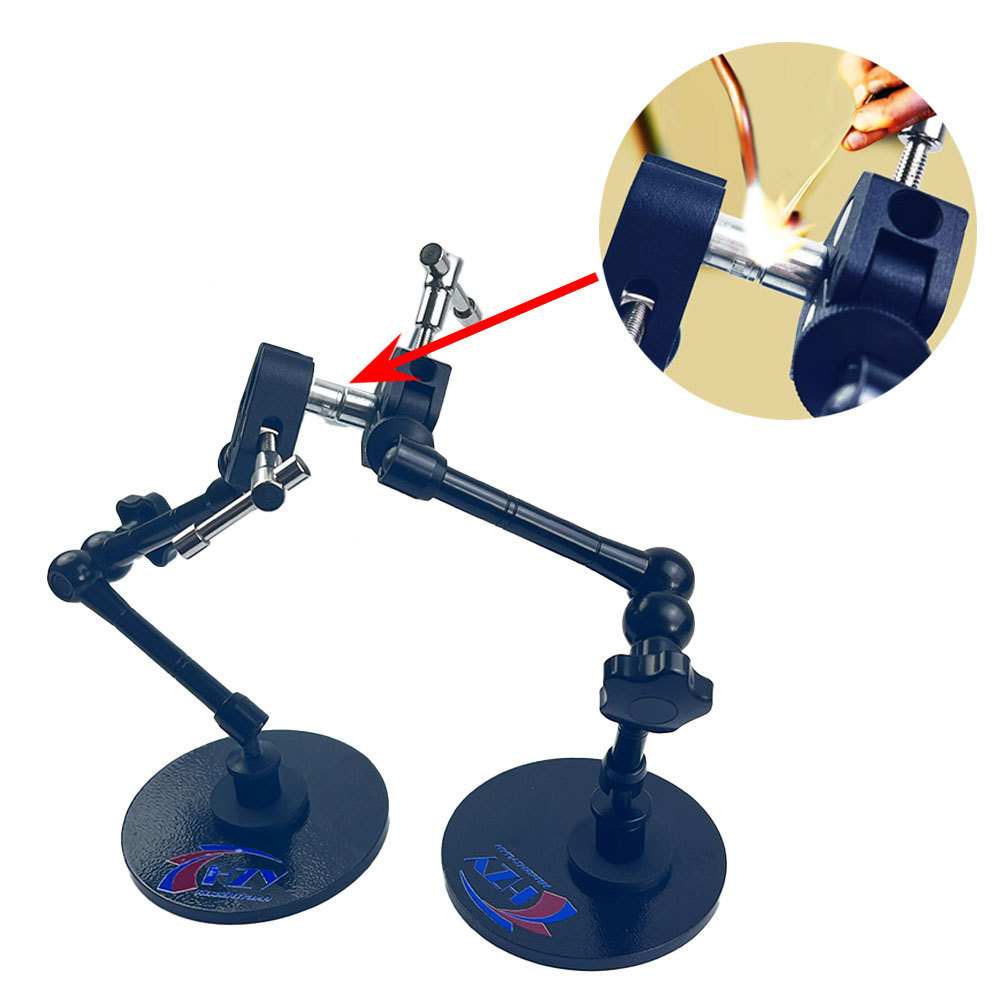 PCB Board Fixture Clips Magnetic Base Bracket Hot Air Gun Stand Soldering Third Hand Tool For Welding Desoldering