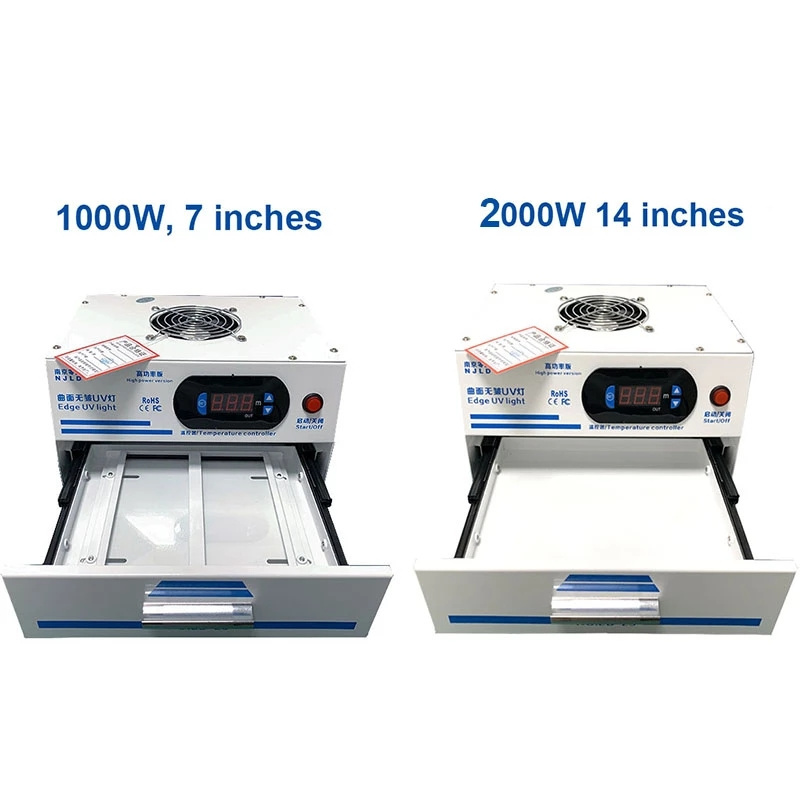 1000W 2000W UV Curing Lamp High Power LED Curing Oven UV light Box For Samsung iPhone Mobile Phone Repair Tool