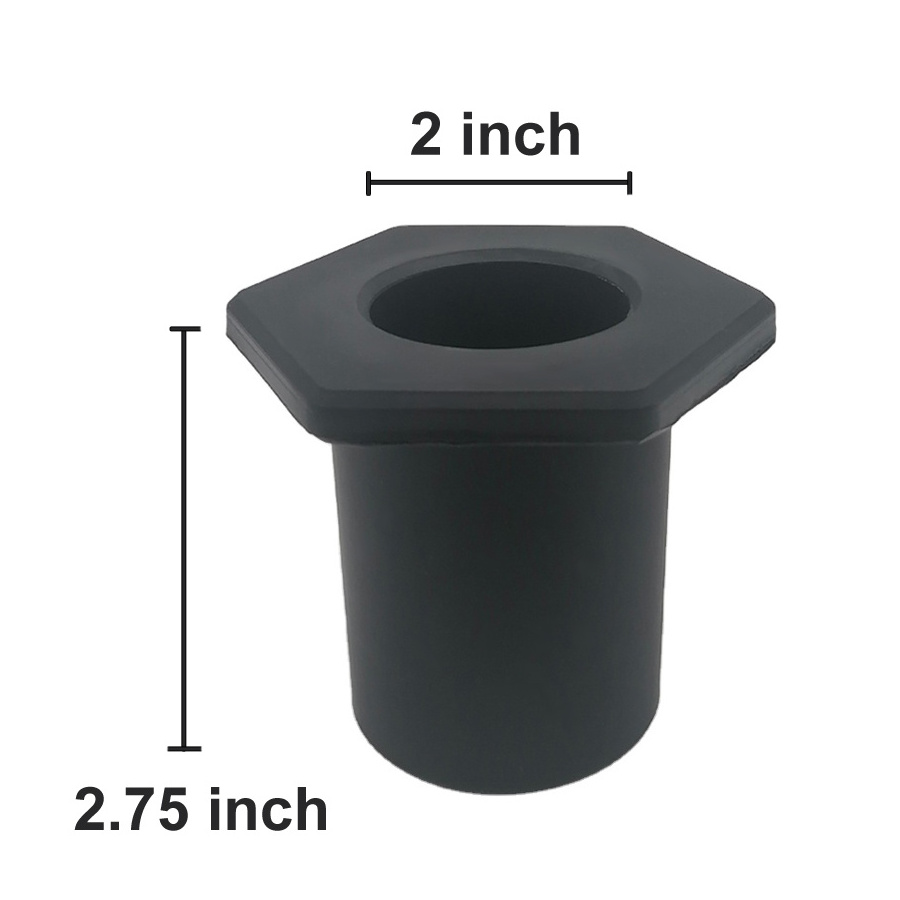 High Quality Silicone 2 inch Outdoor Umbrella Cone Wedge Patio Parasol Base Stand Table Umbrella Hole Ring Plug