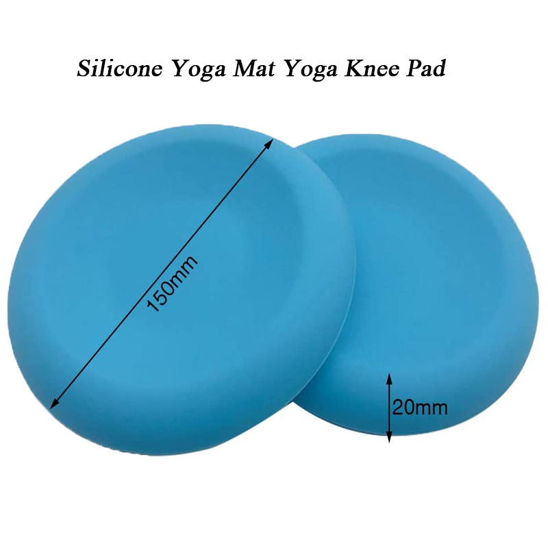 Round Premium Silicone Yoga Knee Mat Yoga Pad Balance Support Mat For Elbows