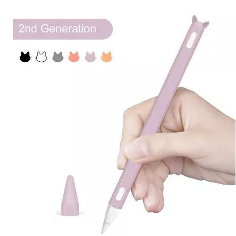 Cute Carton Design Silicone Pencil Case For Ipad Pencil 2 Case Cover For Apple Pencil 2nd Generation