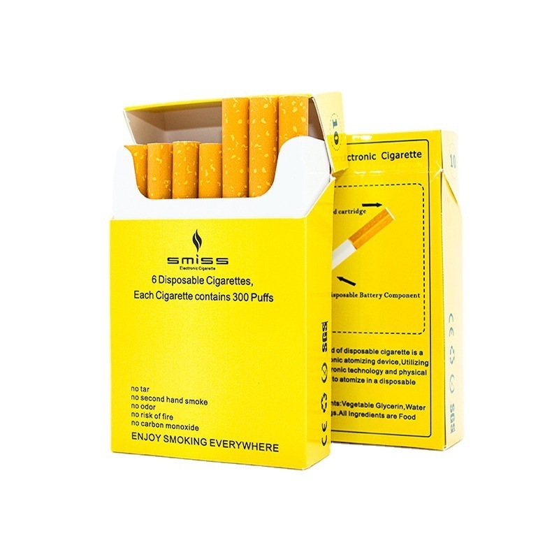 Popular Custom Printing Paper Box Packaging Blank Cigarette Packs Empty Cardboard Pre Roll Cones Cigarette Box