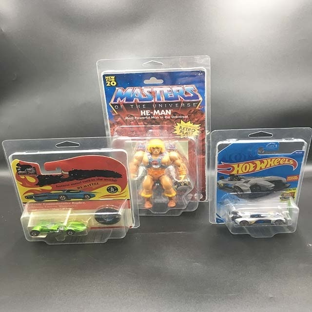 Custom Hot Wheels Packs Display Hanging Box Toy Cars Plastic Blister Case Hotwheels Protector