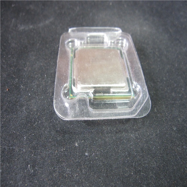 customized clear cpu processor intel amd  blister clamshell  packaging tray