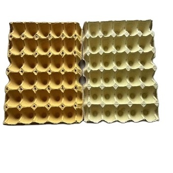 Factory price molded tray empty 24 holes paper pulp egg cartons