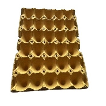 Factory price molded tray empty 24 holes paper pulp egg cartons