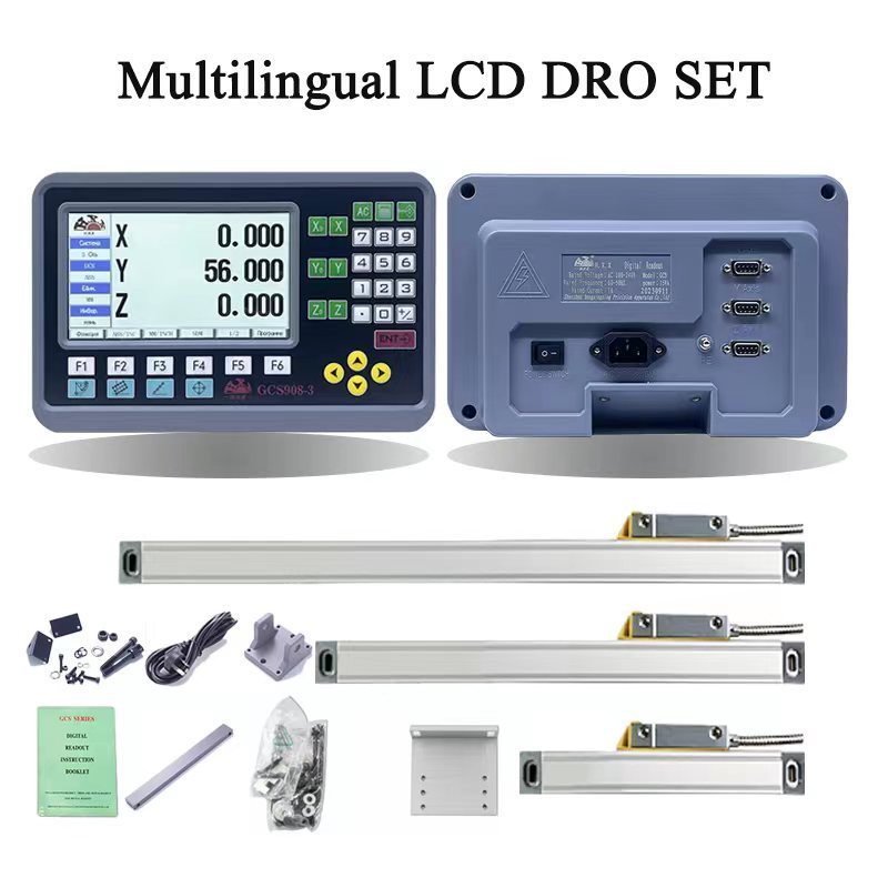 HXX LCD Screen Dro 3 Axis Digital Readout for Lathe Machine /Milling Machine/Grinding Machine with Linear Scale Encoder