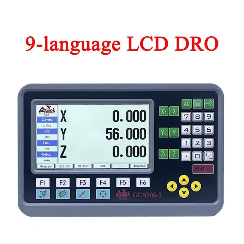 HXX LCD Screen Dro 3 Axis Digital Readout for Lathe Machine /Milling Machine/Grinding Machine with Linear Scale Encoder