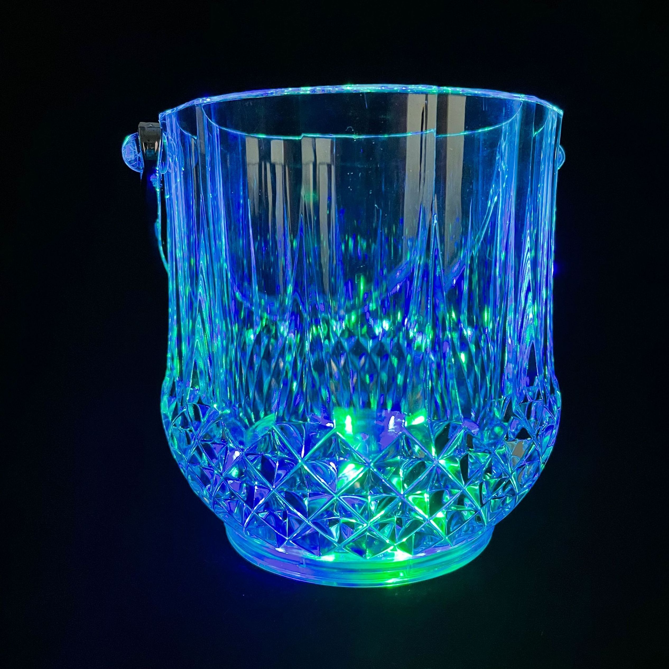 1 bottle cheaper acrylic led flashing beer ice bucket