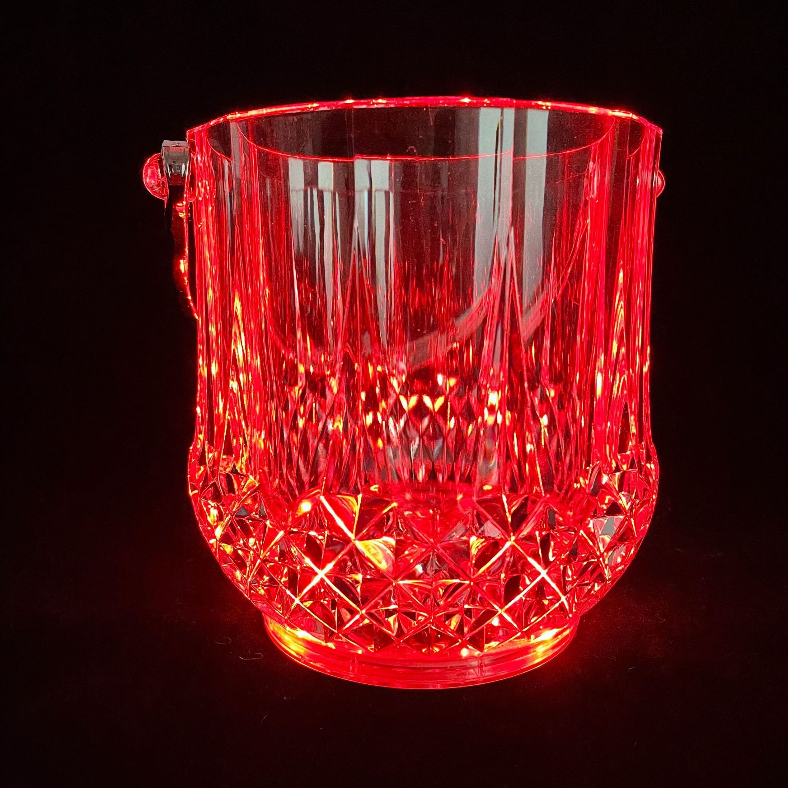 1 bottle cheaper acrylic led flashing beer ice bucket