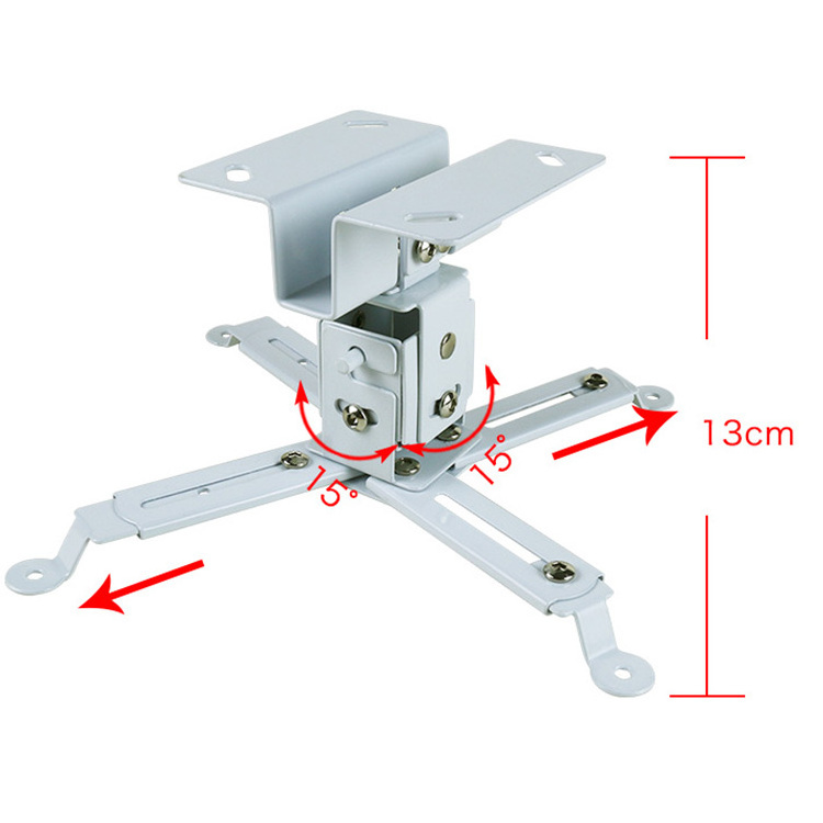 Universal Retractable Overhead Drop Ceiling Projector Mount Hanger 5kg Load Mounting Bracket