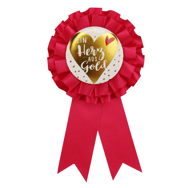 Custom Children Event Celebration Party Decoration Award Ribbon Rosette Badge