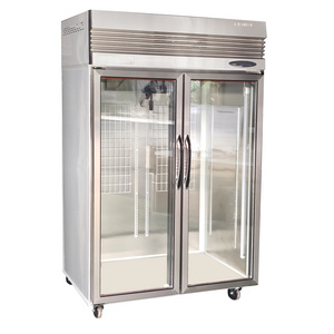 Redbowl Stainless Steel Glass Door Supermarket Commercial Display Confectionery Showcase Refrigerator