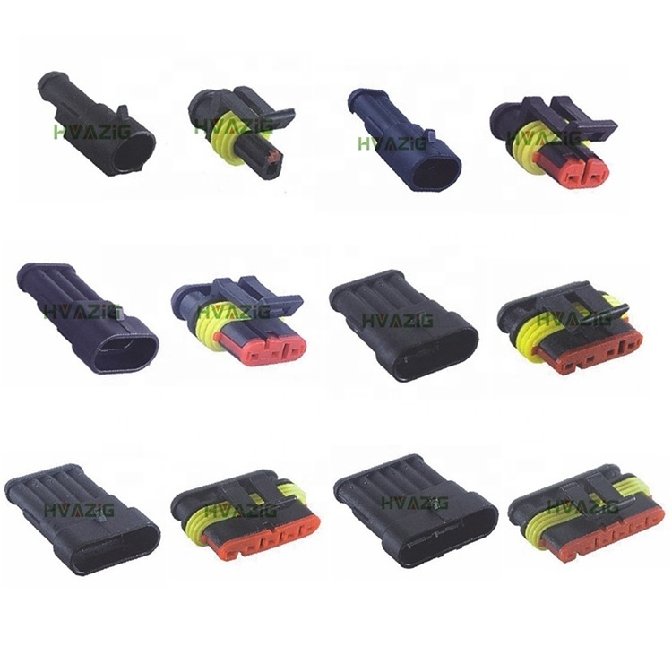 KET automotive 2 pin nylon male female terminals connectors horn wire harness waterproof auto connector plug MG610070