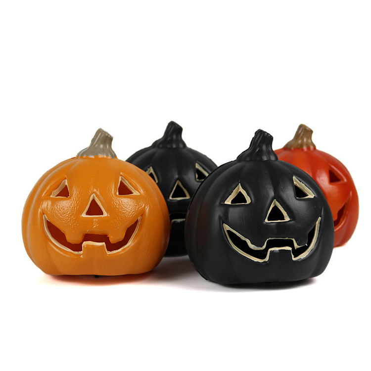 Halloween jack-o-lantern LED party decorations wholesale skulls plastic halloween pumpkin lantern lights