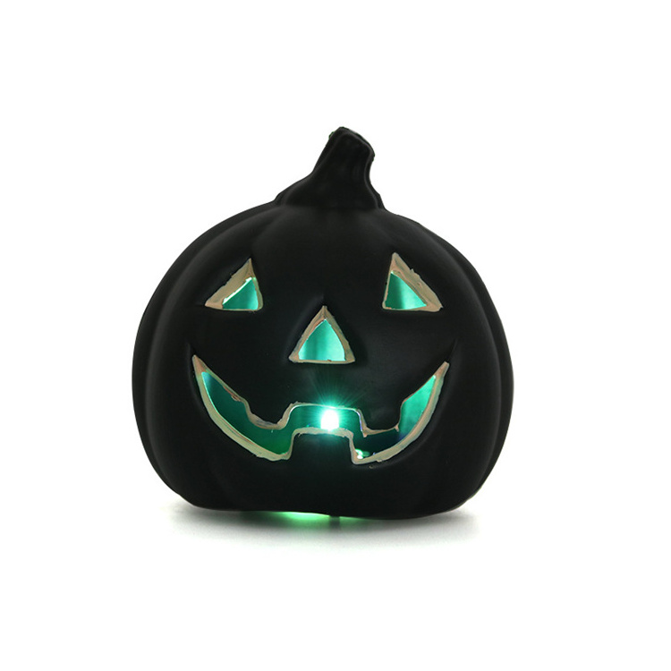 Halloween jack-o-lantern LED party decorations wholesale skulls plastic halloween pumpkin lantern lights