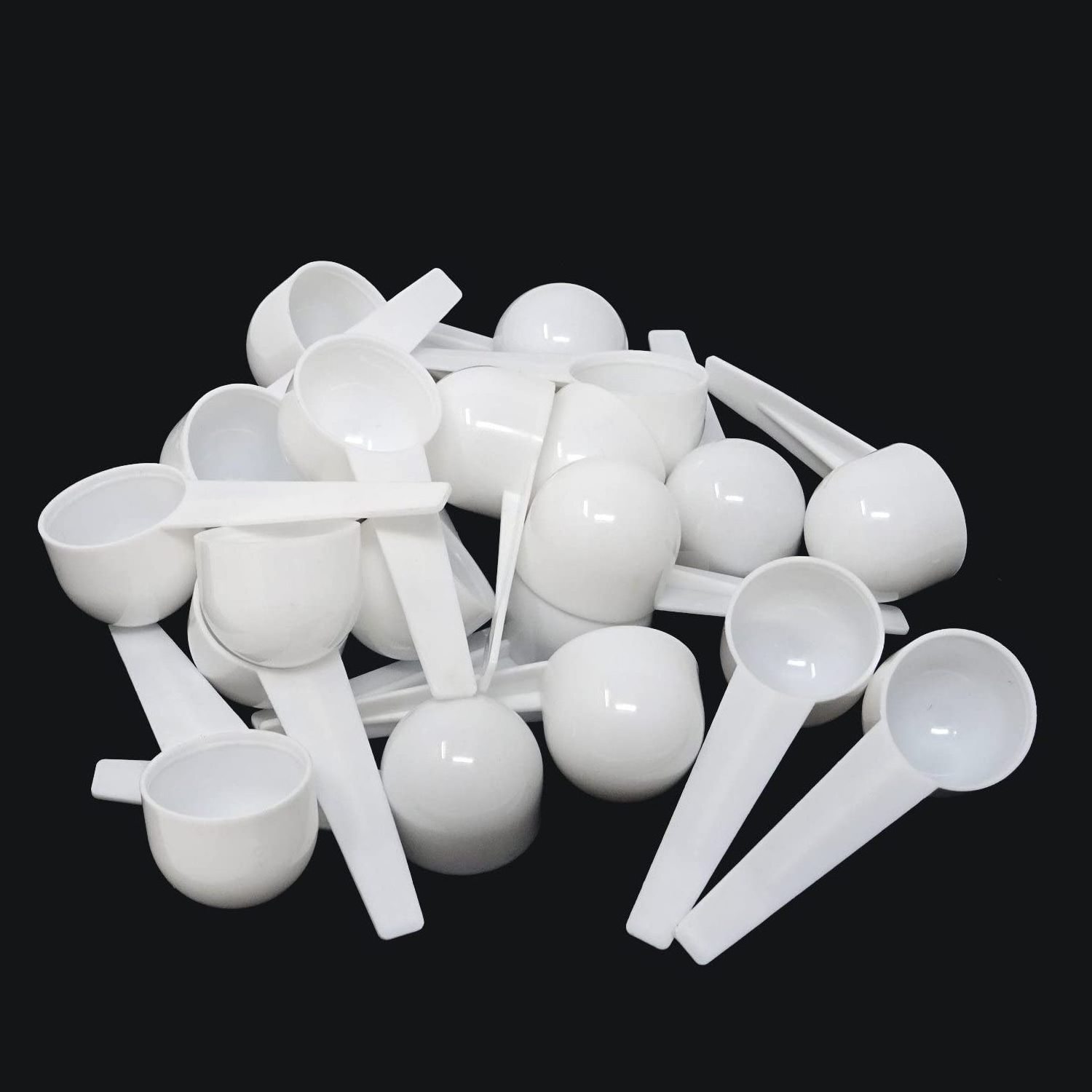 5g 10ml protein powder scoop white color plastic small spoon