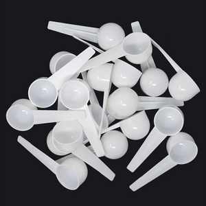 5g 10ml protein powder scoop white color plastic small spoon