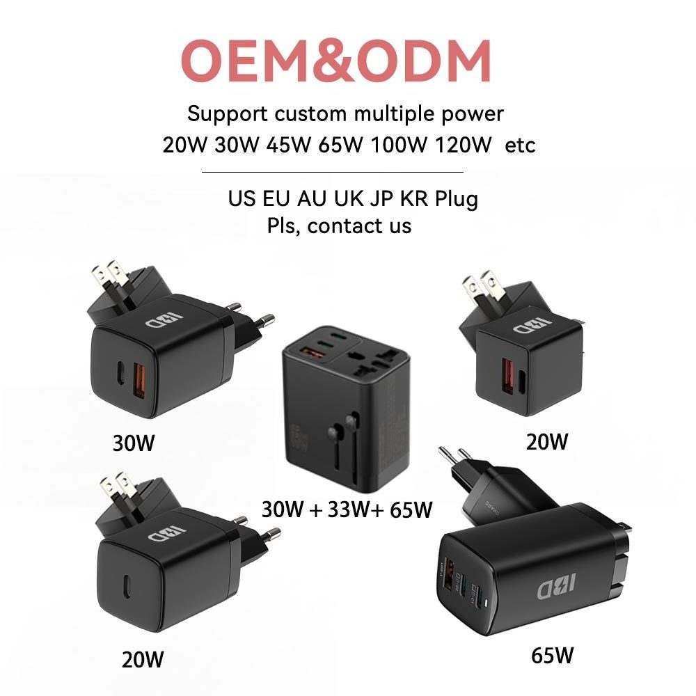 Usb C 10W 12W 15 W 18W 20W 25W 27W 30W 36W 40W 45W 60W 65W 100W 2A 2.1A 3.1A 1A 2.4A 3A 5V 12V Dual Pd Qc Chargers Wall Charger